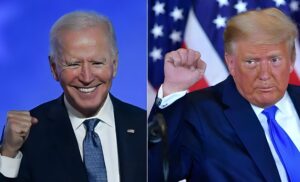 Leia mais sobre o artigo Pesquisa revela que Donald Trump está 5 pontos à frente de Joe Biden na corrida presidencial